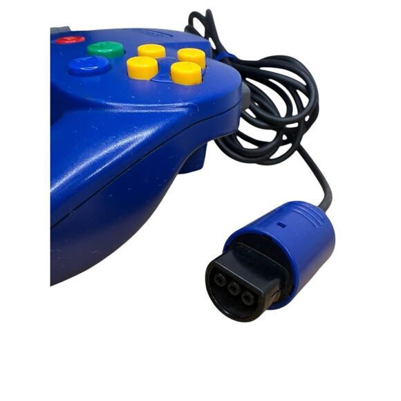 Official Nintendo 64 Controller Blue OEM N64 Remote Original NUS-005 Tested - Picture 3 of 5